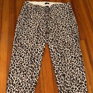 J.Crew City Fit Leopard Pants